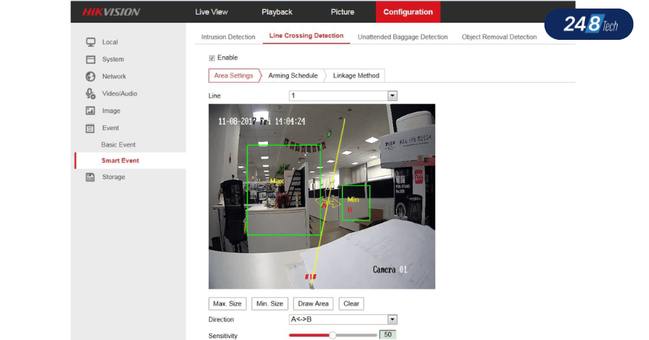 Đại lý camera Hikvision Hà Nội - chính hãng, giá tốt, lắp đặt nhanh 3 Các tính năng camera Hikvision nâng cao phân tích thông tin