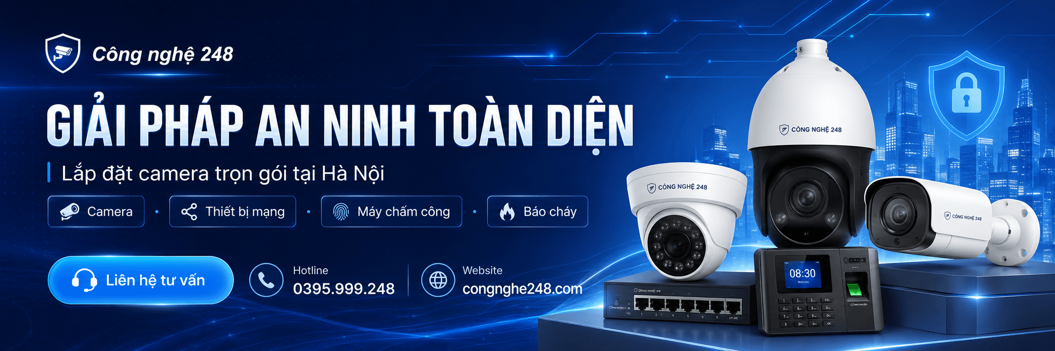Công nghệ 248 - Lắp đặt camera