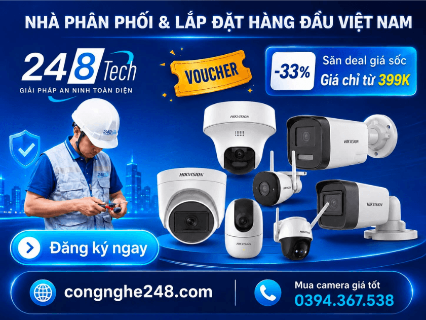 Nhà phân phối lắp đặt camera Hà Nội