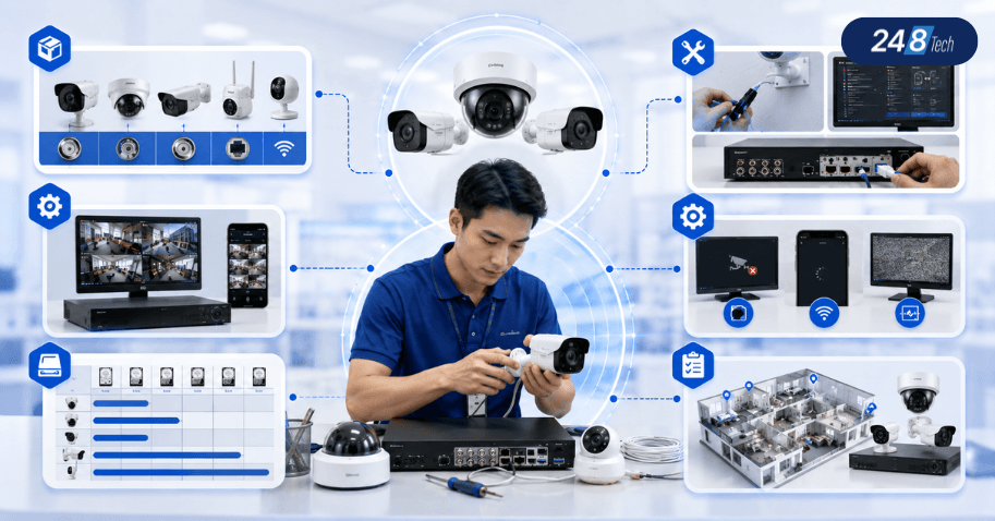 Xây dựng năng lực kỹ thuật khi mở shop camera