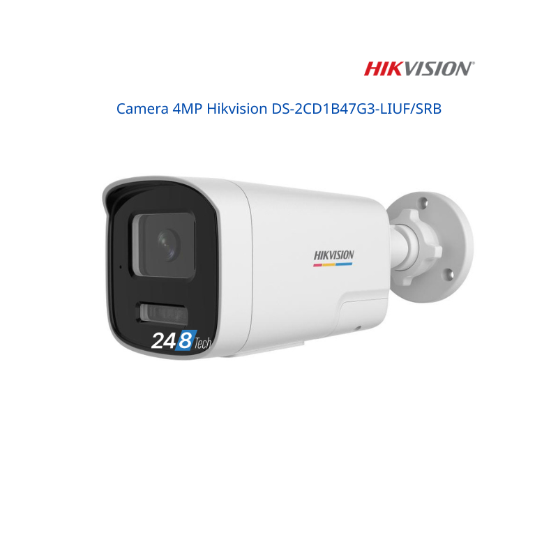 Camera 4MP Hikvision DS-2CD1B47G3-LIUF/SRB